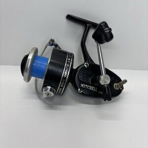 Garcia Mitchell 300A Spinning Fishing Reel Vintage Black - France